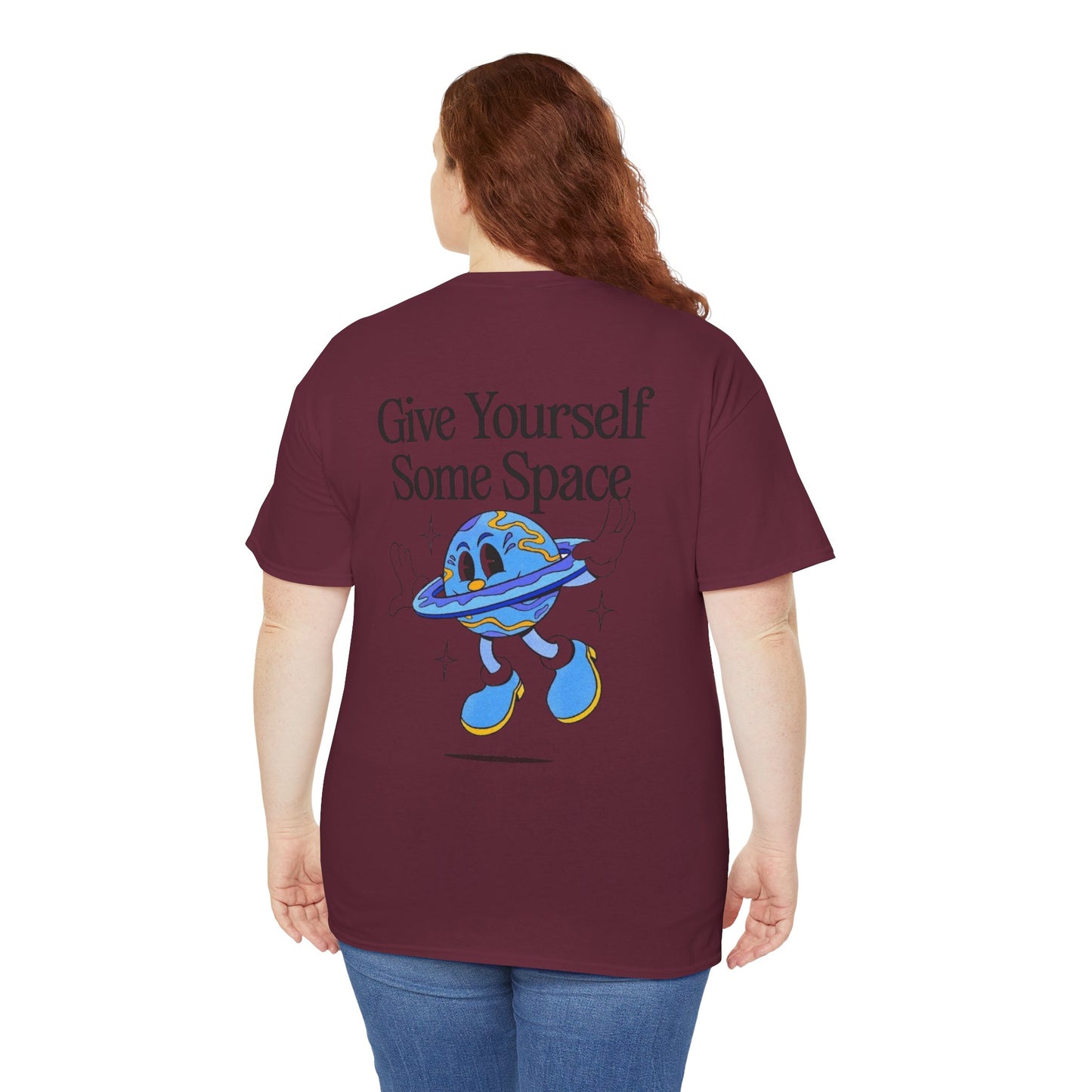 Cute Space Print Unisex Tee - Give Yourself Some Space Design