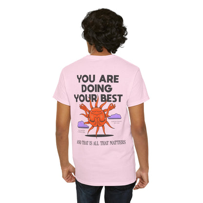 Motivational Tee - ''you are doing your best'' Noted on Sky Design