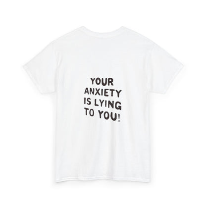 Anxiety Awareness Unisex Tee - Cool & Direct Statement T-shirt