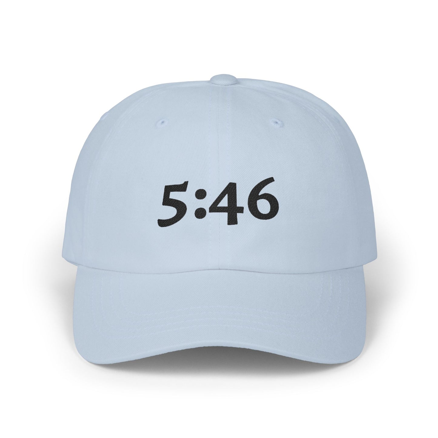 Dad Cap — 5:46 Embroidered Minimalist Baseball Hat