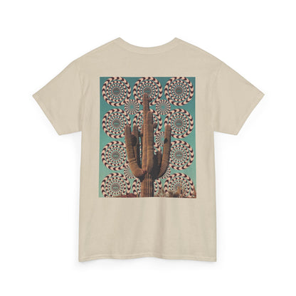 Mystical Unisec Tee - Southwest Aesthetic Cactus & Eye Design