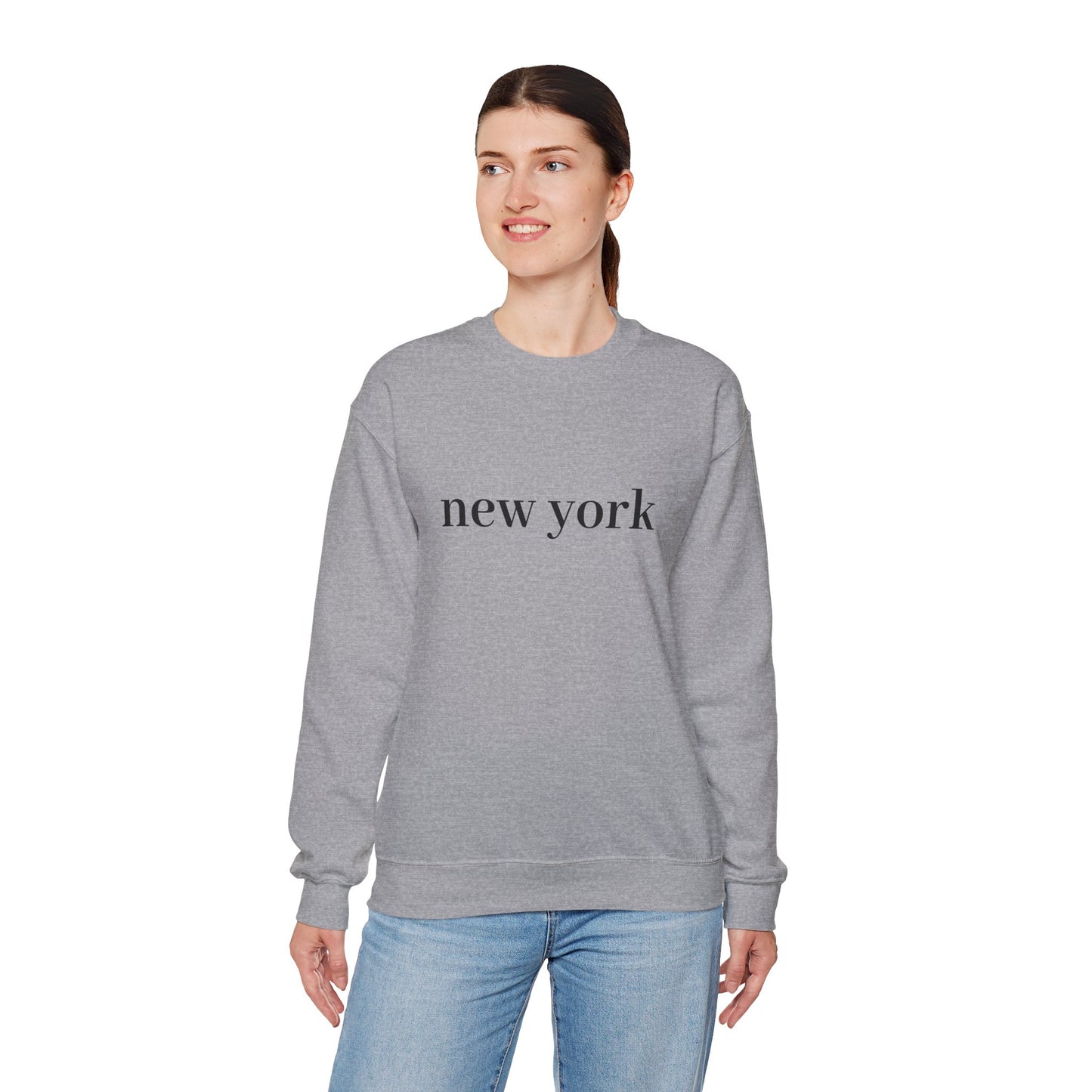 Unisex Heavy Blend™ Crewneck Sweatshirt - Minimal New York Design