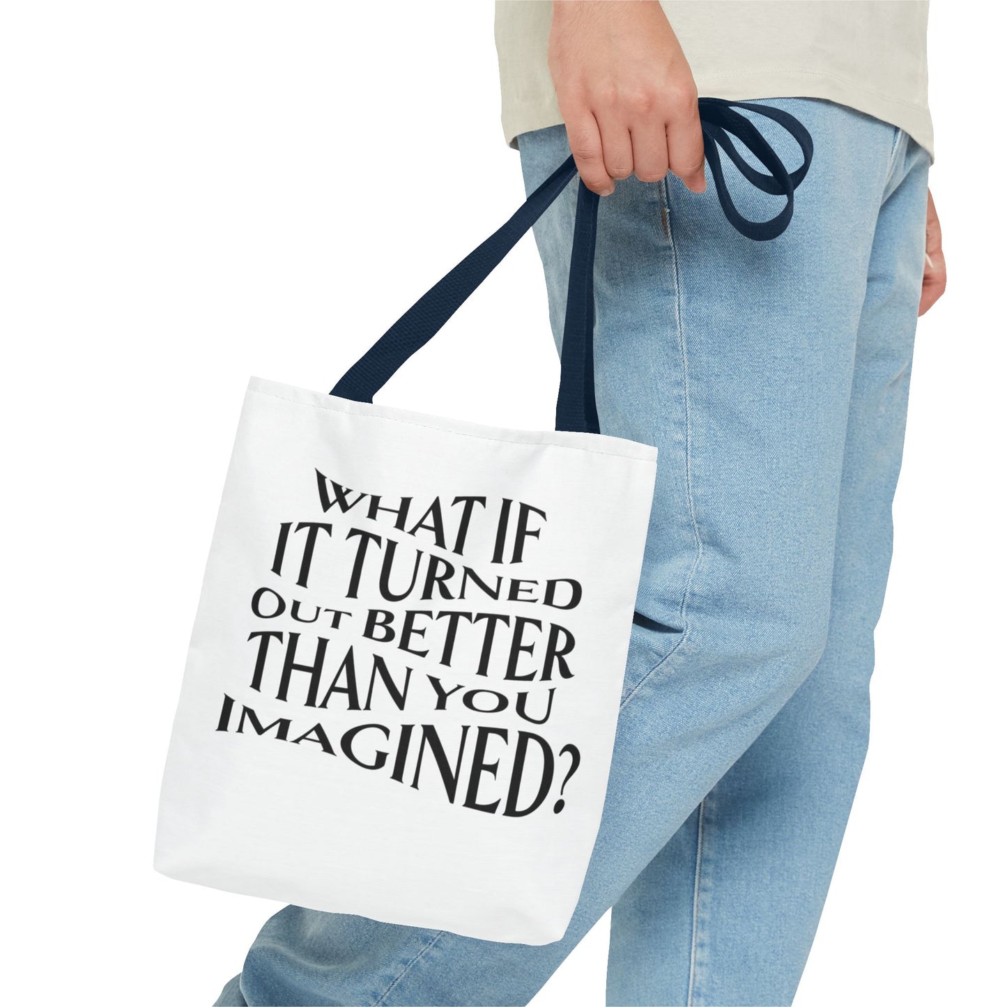 Cute & Minimalist Glass Design Tote Bag - What If It Turned Out Better Than You Imagined?