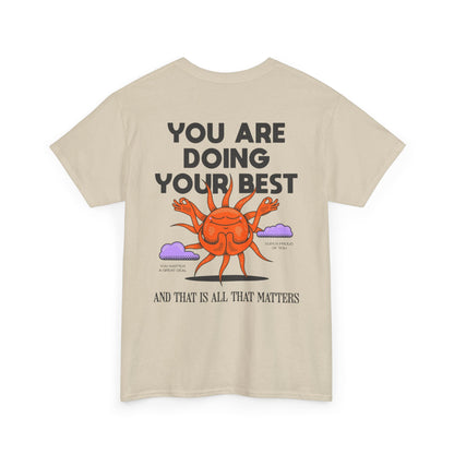 Motivational Tee - ''you are doing your best'' Noted on Sky Design