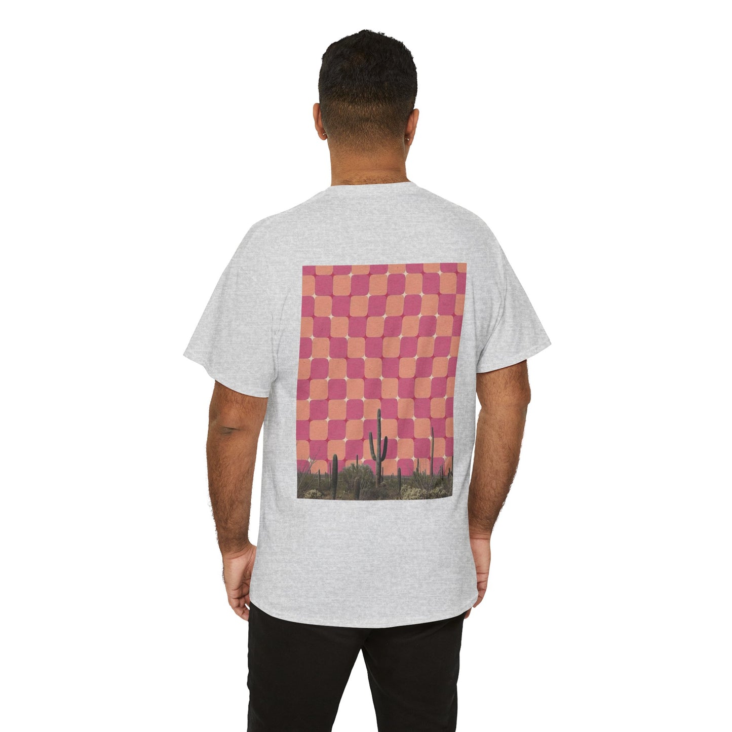 Southwest Aesthetic Mystical Cactus Design - Unisex Garment-Dyed Tee