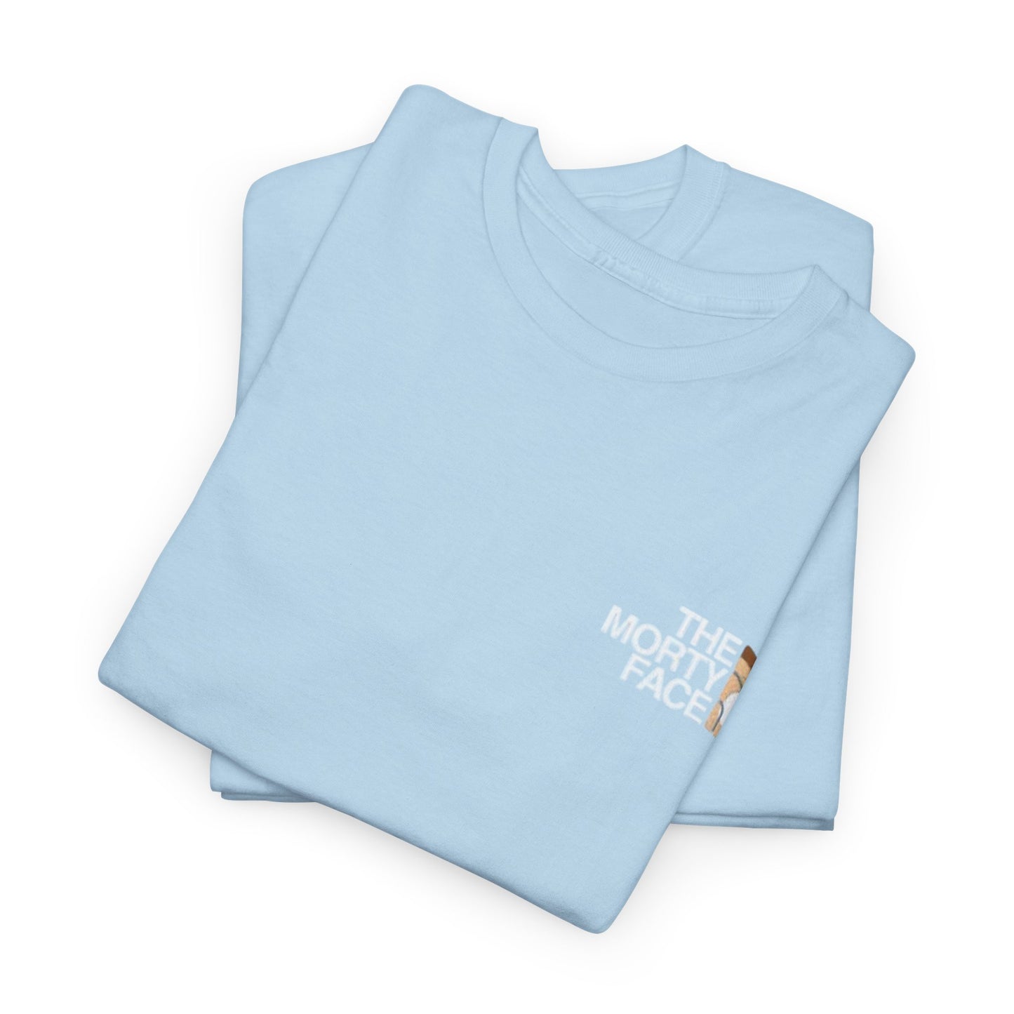 Funny T-Shirt Design - The Morty Face Unisex Heavy Cotton Tee
