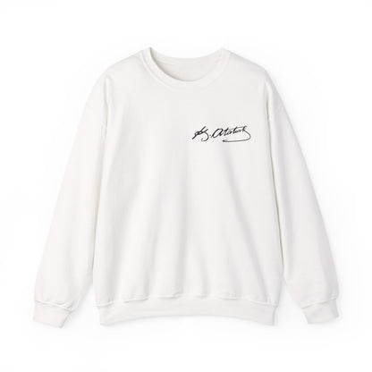 ATA Heritage - Unisex Heavy Blend™ Crewneck Sweatshirt with Signature of Father of Turks