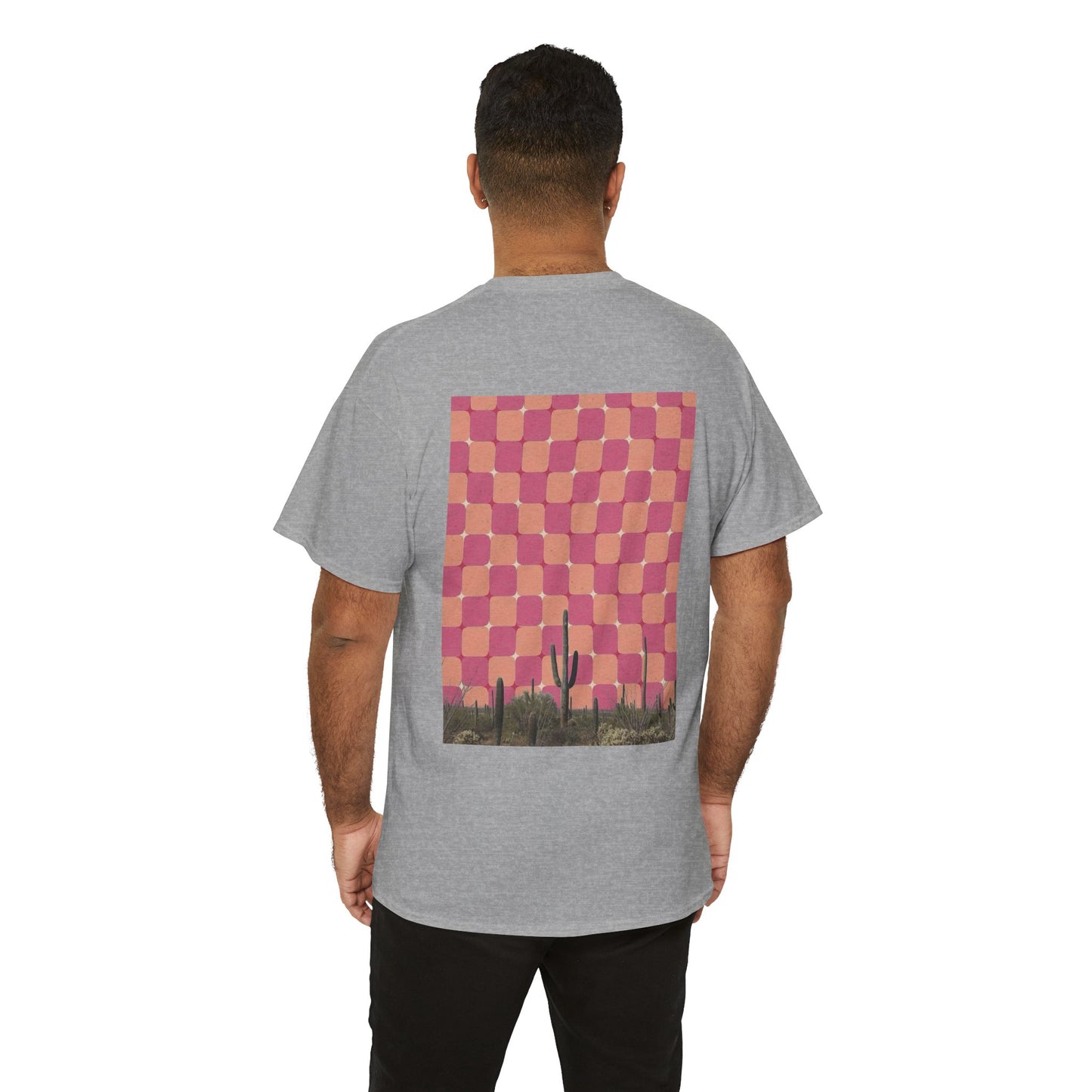 Southwest Aesthetic Mystical Cactus Design - Unisex Garment-Dyed Tee