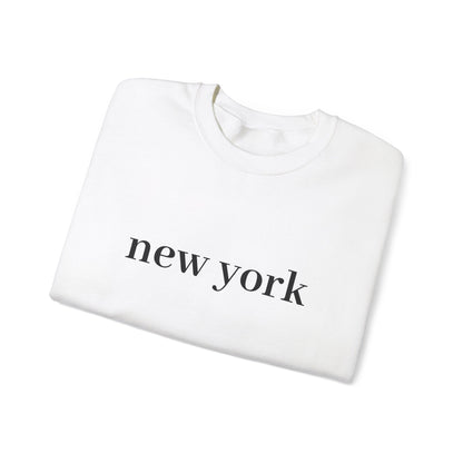 Unisex Heavy Blend™ Crewneck Sweatshirt - Minimal New York Design