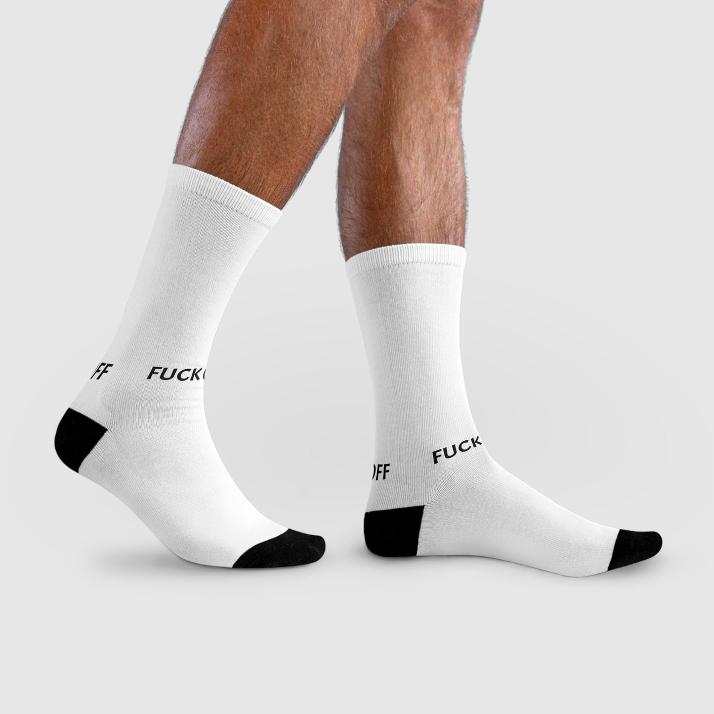 Sublimation Crew Socks - Fuck off