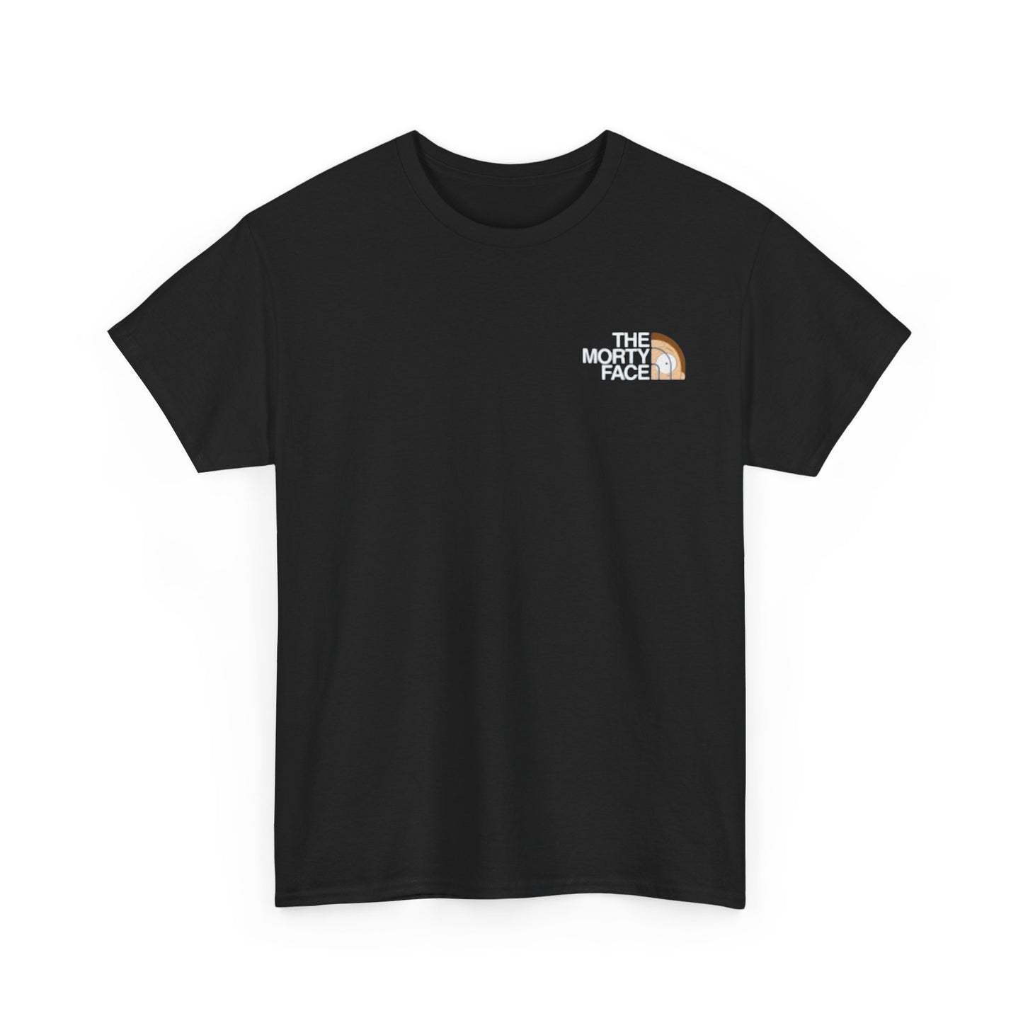 Funny T-Shirt Design - The Morty Face Unisex Heavy Cotton Tee