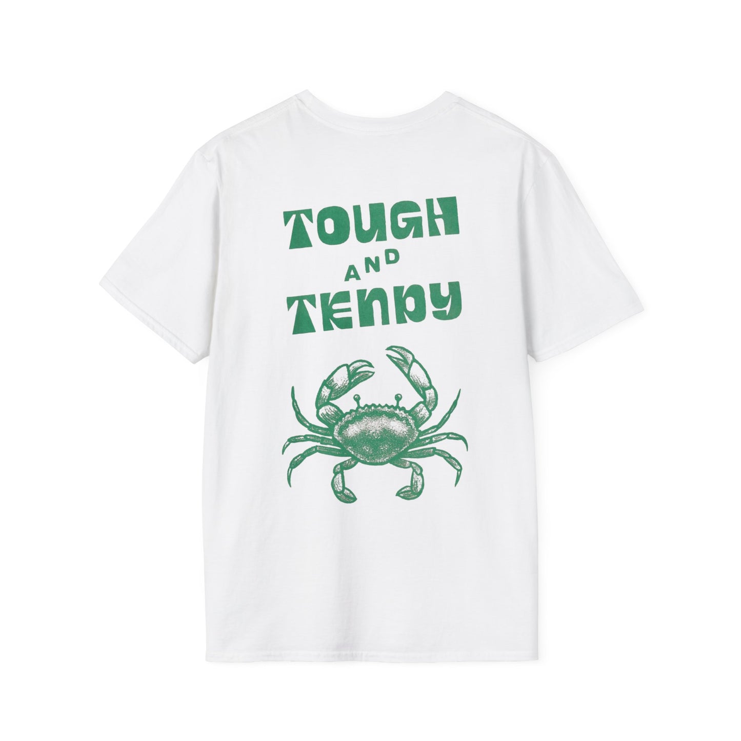 Unisex Fun T-Shirt — 'Tough and Tendy' Crab Graphic Design Tee