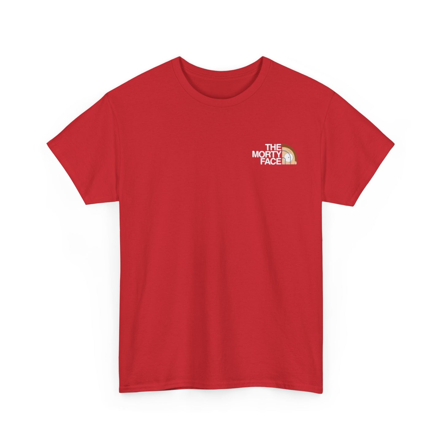 Funny T-Shirt Design - The Morty Face Unisex Heavy Cotton Tee