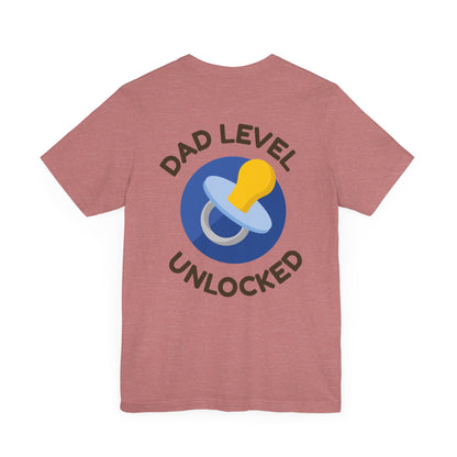 Unisex Jersey Short Sleeve Tee - Dad Level Unlocked