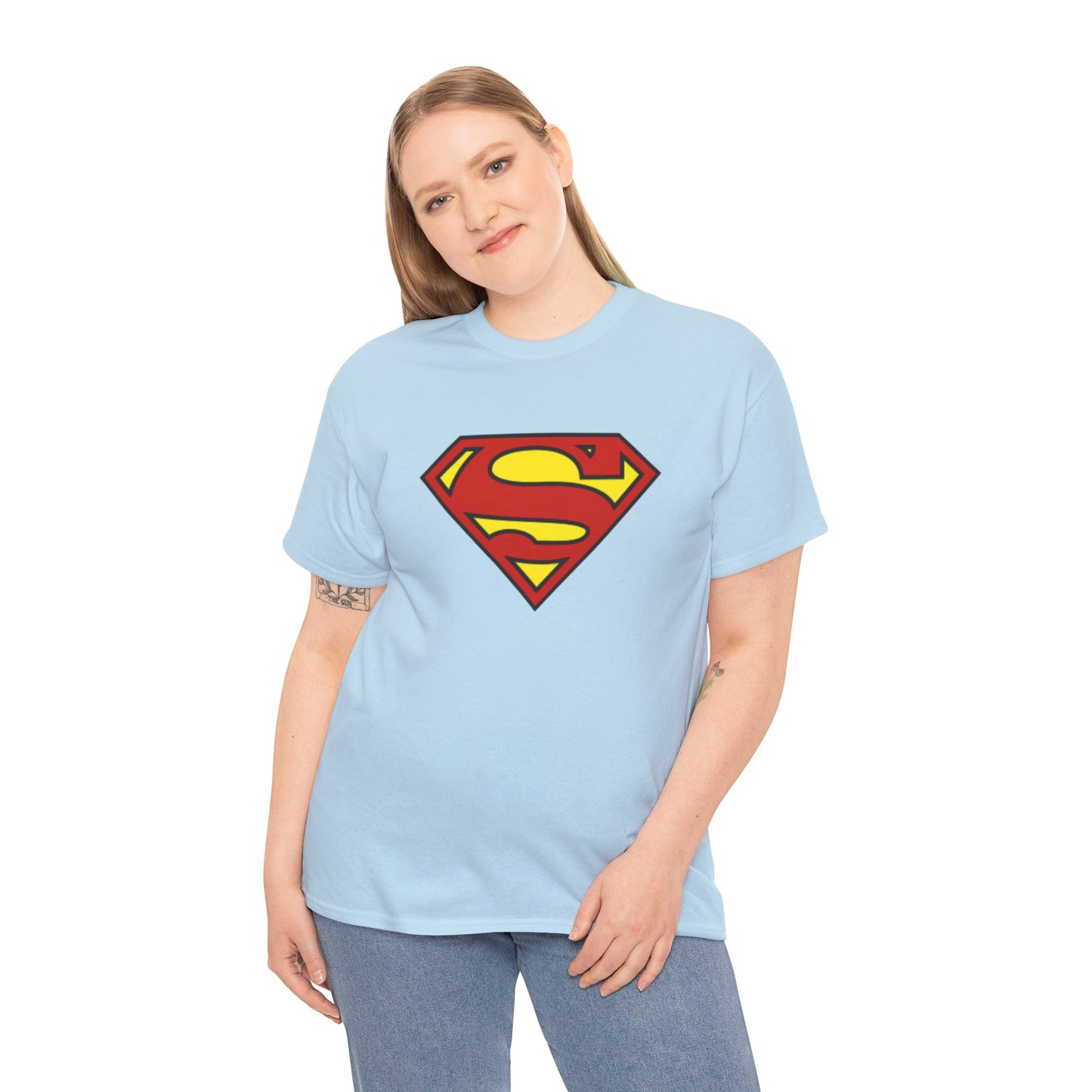 Superman Shield Unisex T-Shirt — Classic Red & Yellow Logo Tee
