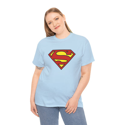 Superman Shield Unisex T-Shirt — Classic Red & Yellow Logo Tee