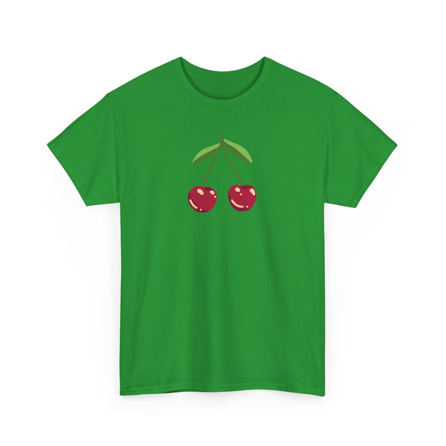 Cute Cherry Embroidery T-Shirt – Summer Style for Everyone