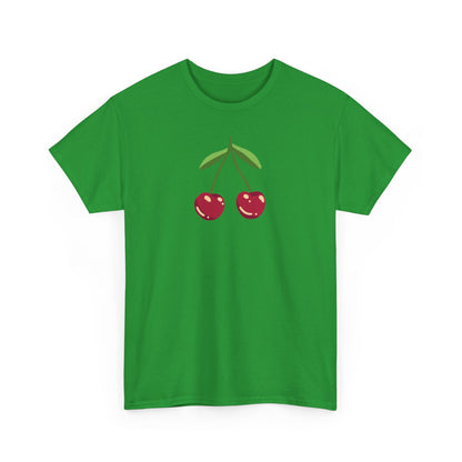 Cute Cherry Embroidery T-Shirt – Summer Style for Everyone