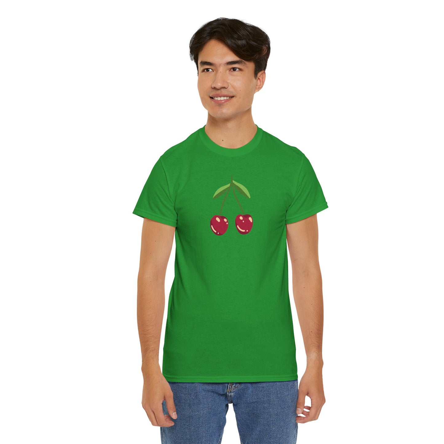 Cute Cherry Embroidery T-Shirt – Summer Style for Everyone