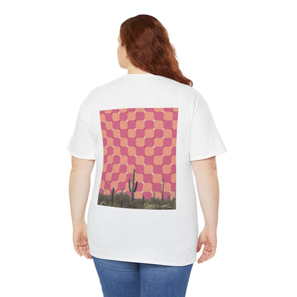 Southwest Aesthetic Mystical Cactus Design - Unisex Garment-Dyed Tee