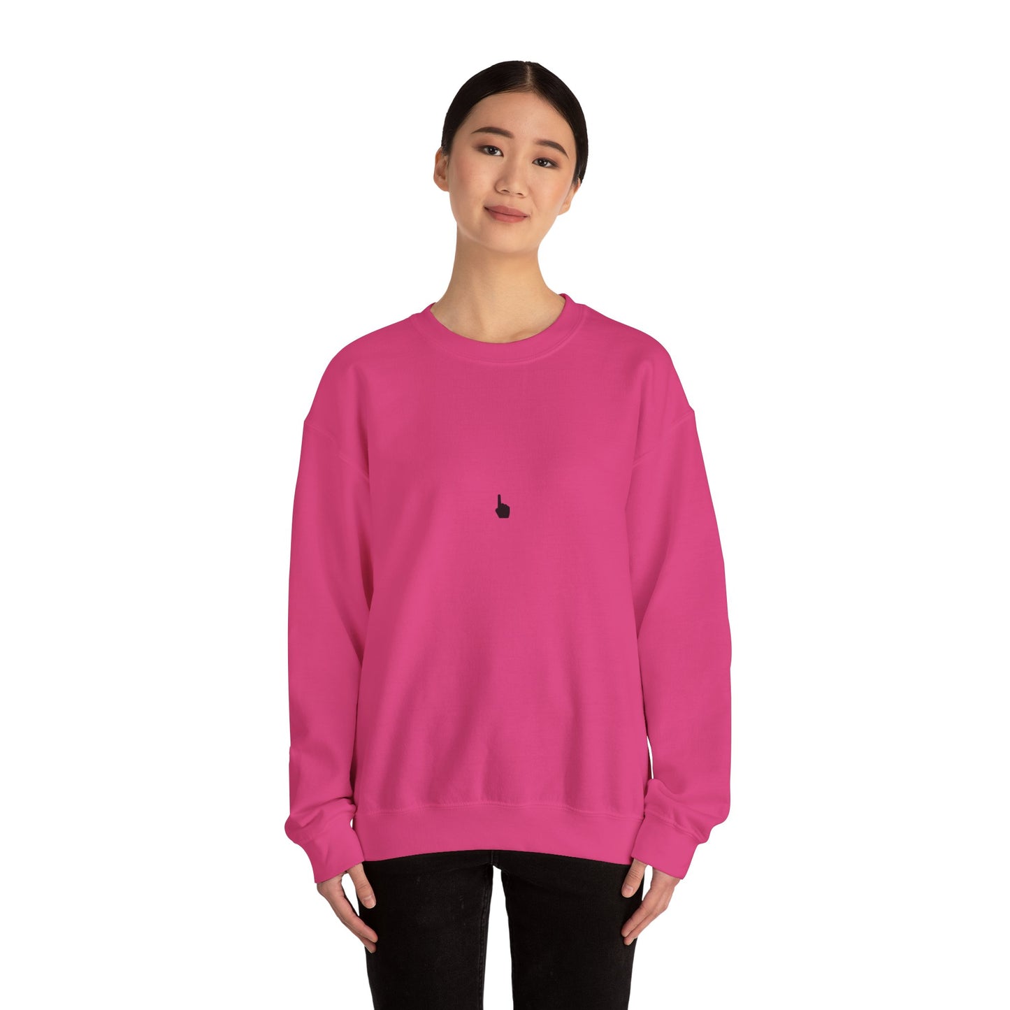 Unisex Heavy Blend™ Crewneck Sweatshirt - Tiny but Mighty: The Subtle Rebellion Design