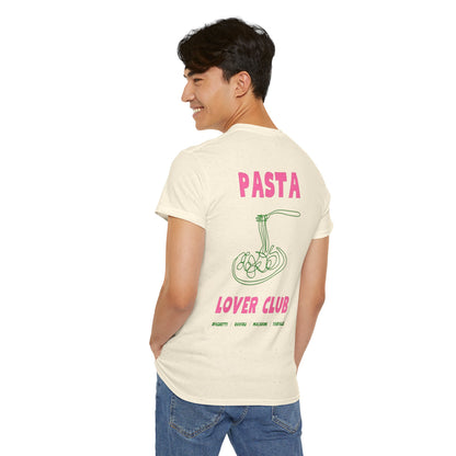 Cool Pasta Design T-Shirt - Pasta Lover Club Unisex Heavy Cotton Tee
