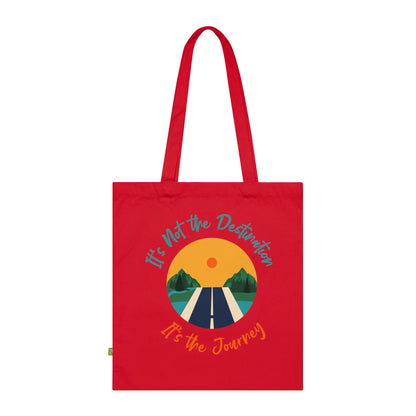 Eco-Friendly Organic Cotton Tote Bag - It's Journey, Meaningful & Versatile for Everyday Use