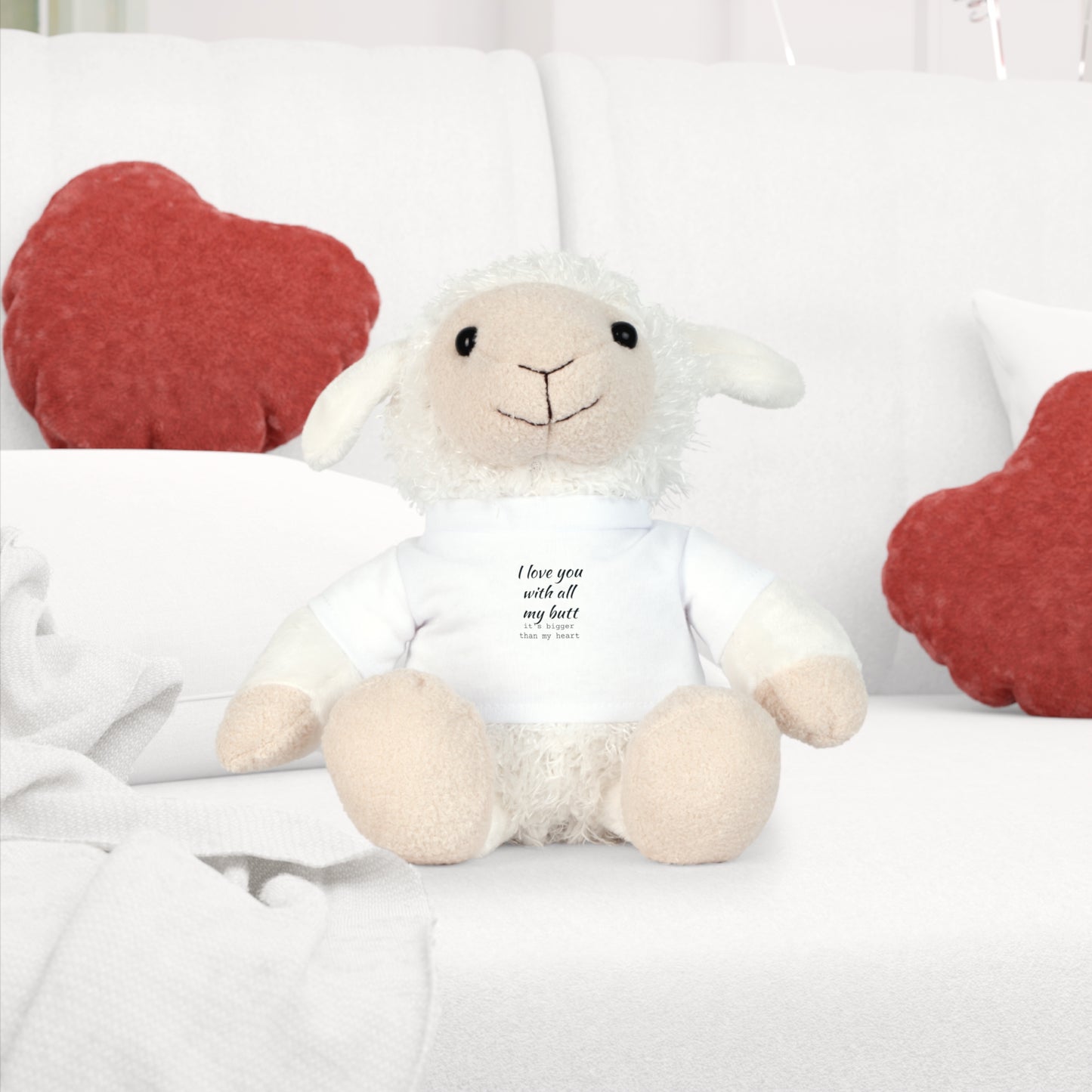 Plush Toy with Clothing - I love you in funny way