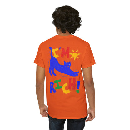 Rick in Confidence Unisex Tee - Cute Rich Cat Design
