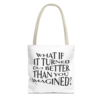Cute & Minimalist Glass Design Tote Bag - What If It Turned Out Better Than You Imagined?