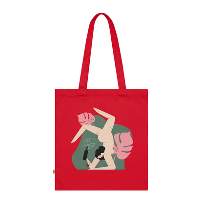 Eco-Friendly Organic Cotton Tote Bag - Stylish & Cool Lady Design for Everyday Use