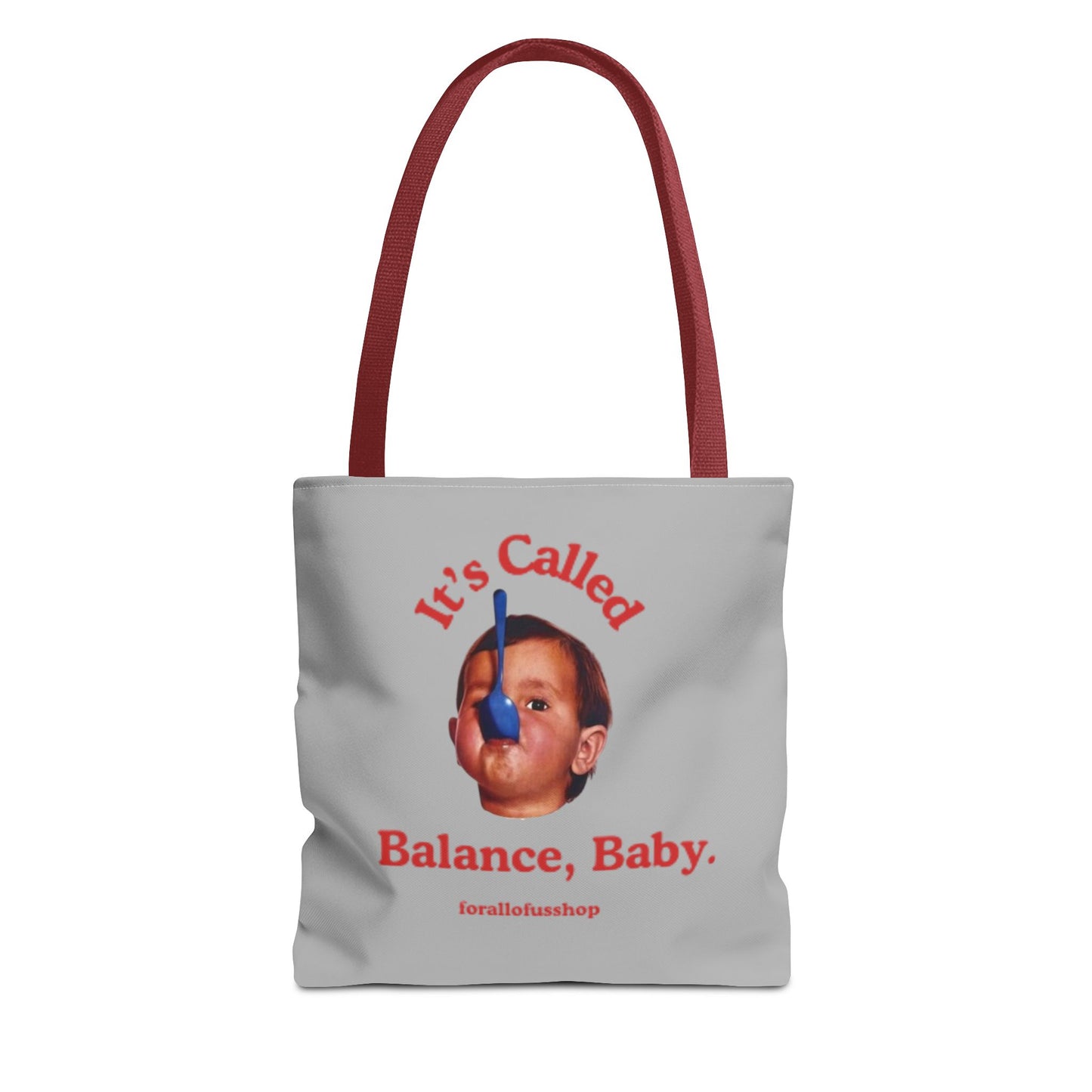 Cute & Minimalist Tote Bag - It's Called Balance, Baby.