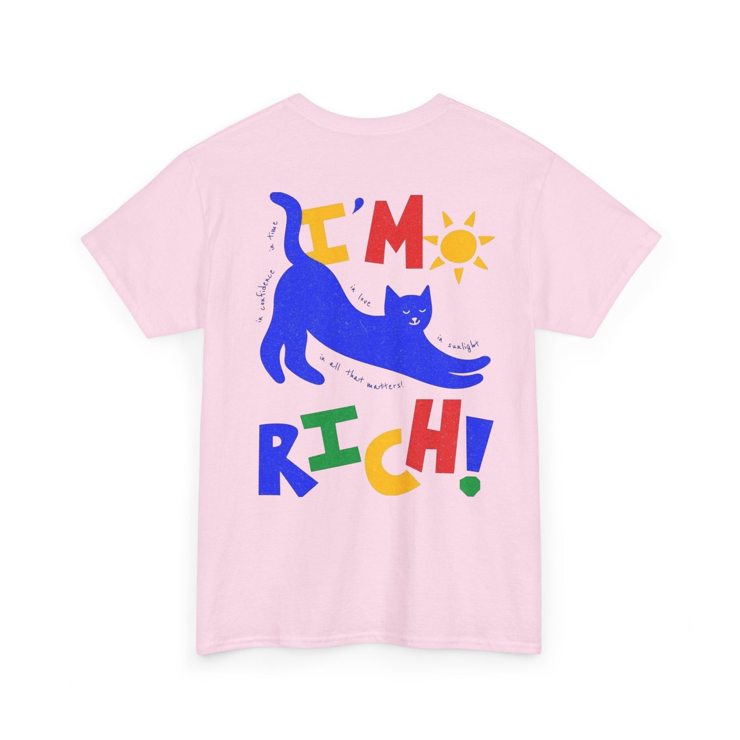 Rick in Confidence Unisex Tee - Cute Rich Cat Design