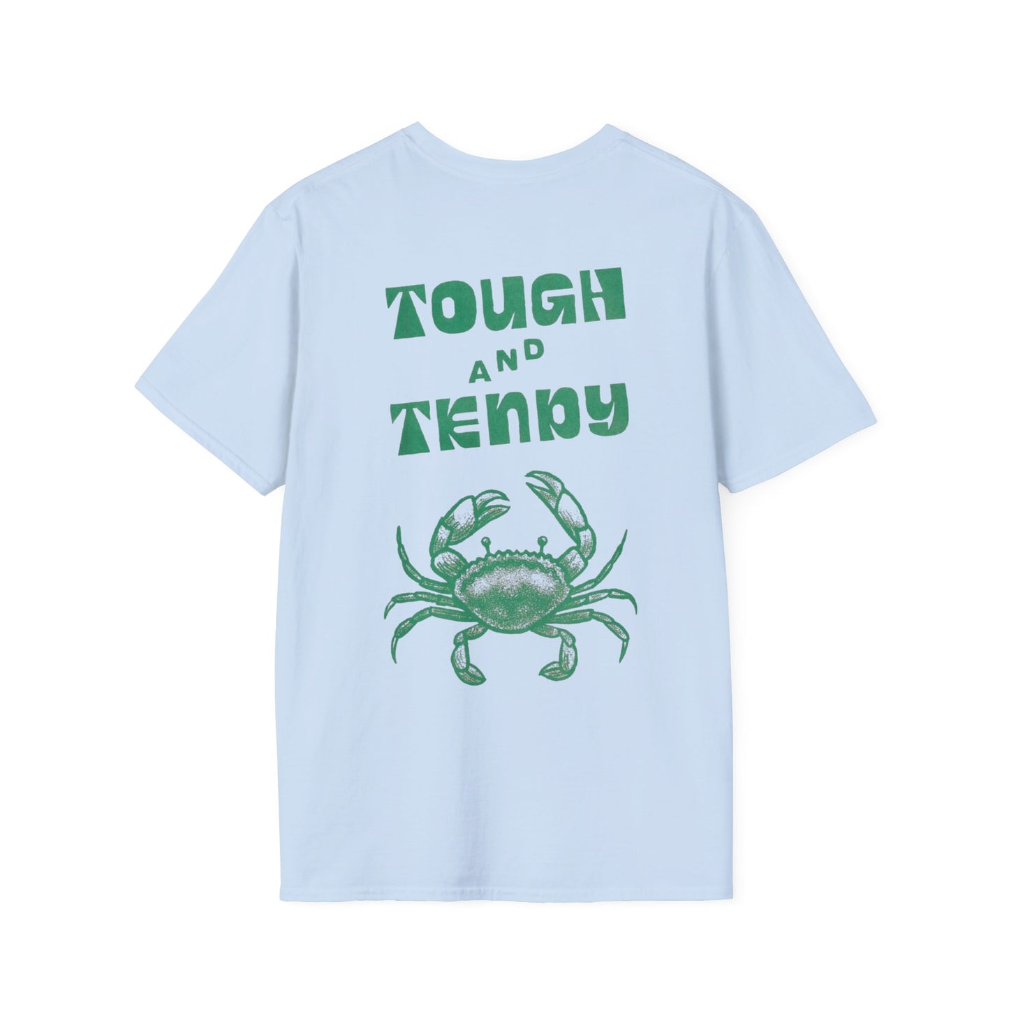 Unisex Fun T-Shirt — 'Tough and Tendy' Crab Graphic Design Tee