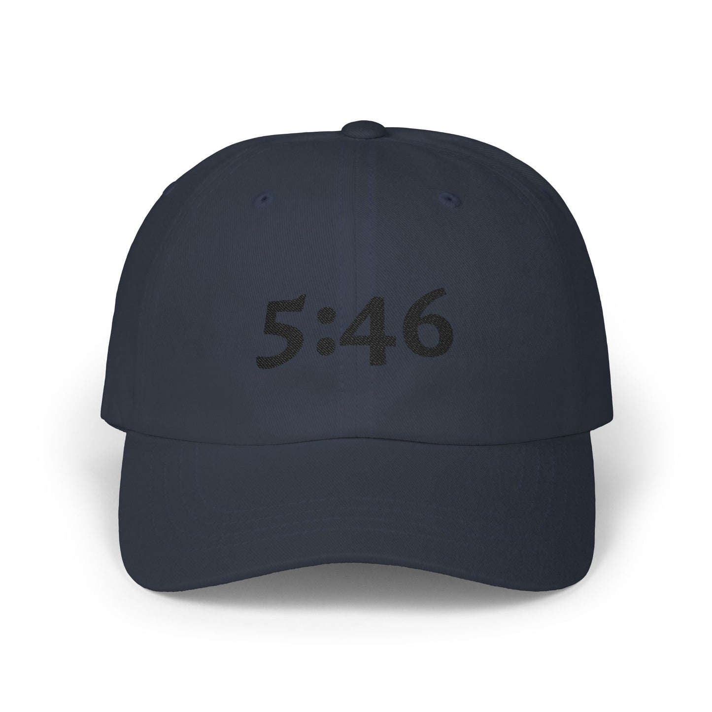 Dad Cap — 5:46 Embroidered Minimalist Baseball Hat