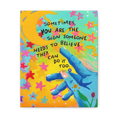 Stretched Canvas with Unique & Meaningful - Share Good Vibes