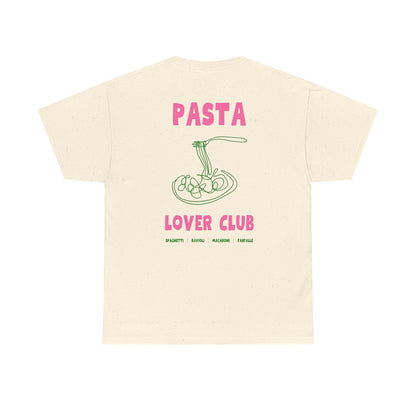 Cool Pasta Design T-Shirt - Pasta Lover Club Unisex Heavy Cotton Tee