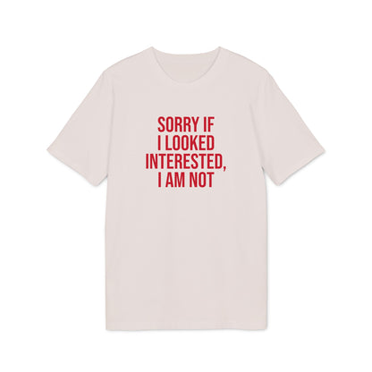 Graphic Unisex Tee - 'Not Interested' Cool and Direct Design T-Shirt