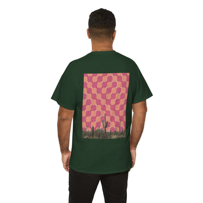 Southwest Aesthetic Mystical Cactus Design - Unisex Garment-Dyed Tee