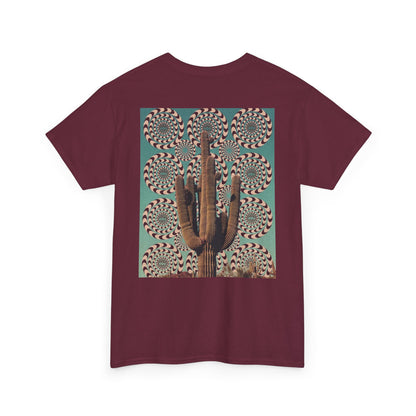 Mystical Unisec Tee - Southwest Aesthetic Cactus & Eye Design