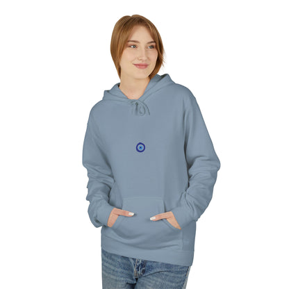 Evil Eye "forallofus" Hoodie — Protective Symbol Fleece Sweatshirt
