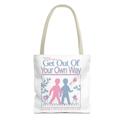 Cute & Minimalist Glass Design Tote Bag - They are just thoughts.