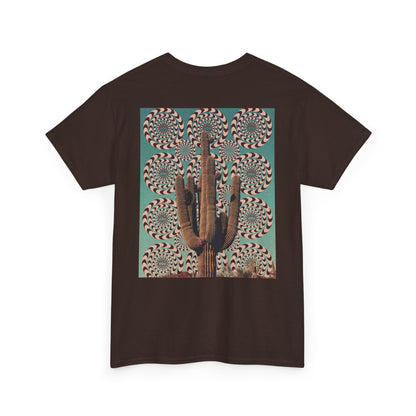 Mystical Unisec Tee - Southwest Aesthetic Cactus & Eye Design