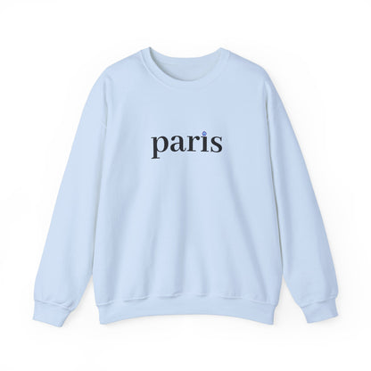 Unisex Heavy Blend™ Crewneck Sweatshirt - Paris with Meaningful Sign