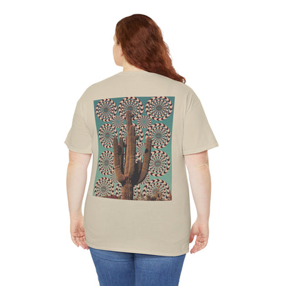 Mystical Unisec Tee - Southwest Aesthetic Cactus & Eye Design