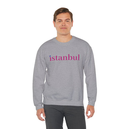 Unisex Heavy Blend™ Crewneck Sweatshirt - İstanbul with Meaningful Sign