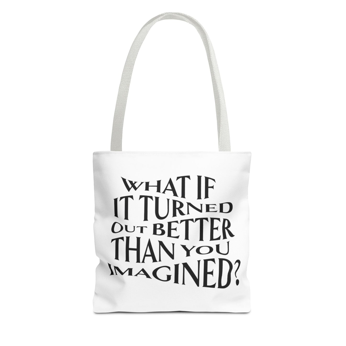 Cute & Minimalist Glass Design Tote Bag - What If It Turned Out Better Than You Imagined?