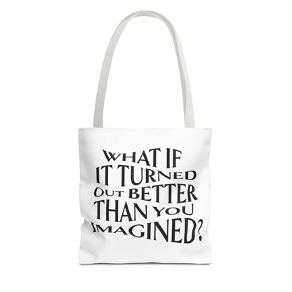 Cute & Minimalist Glass Design Tote Bag - What If It Turned Out Better Than You Imagined?