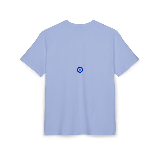 Oversize Tee with Evil Eye Sembol - Unisex T-shirt