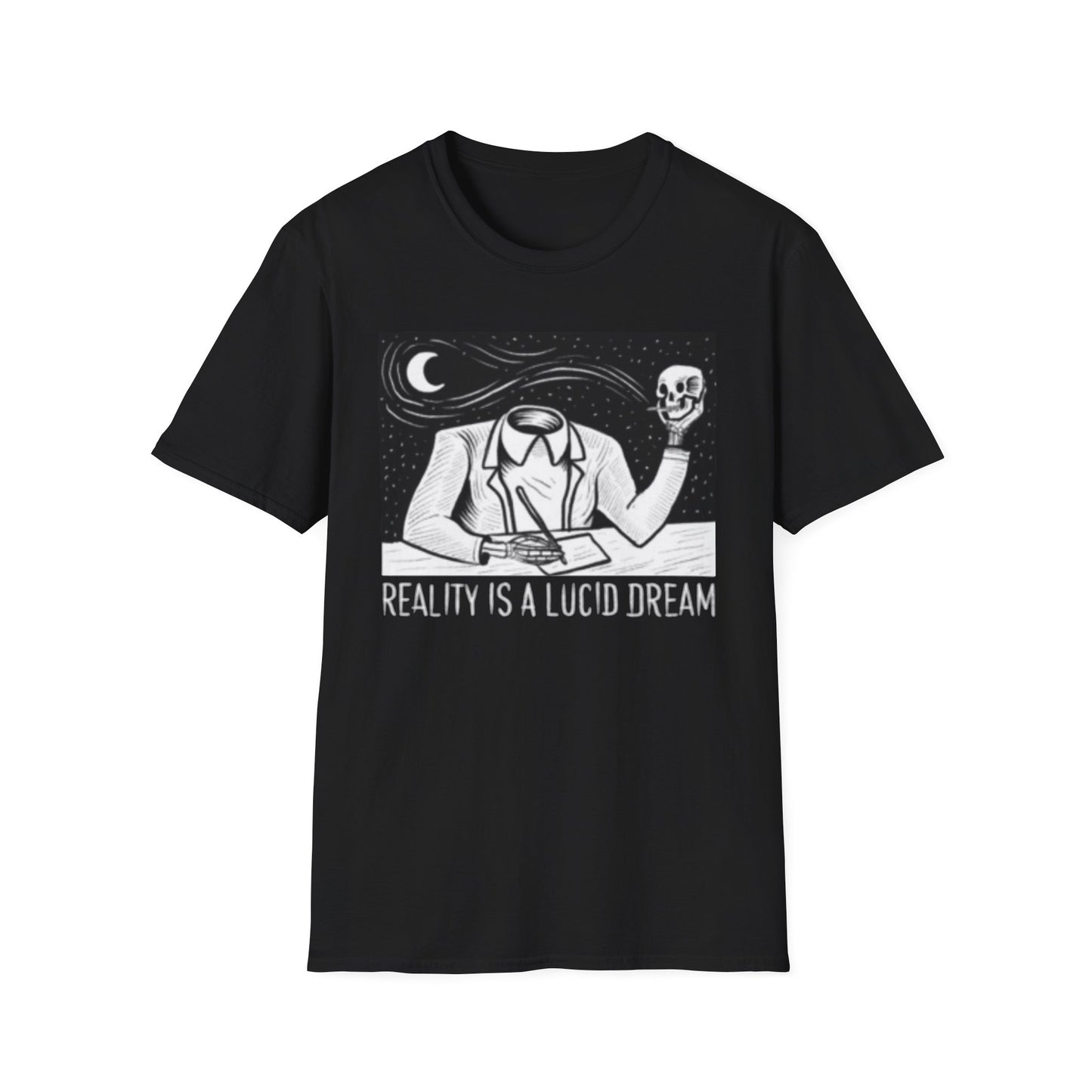 Lucid Dream Unisex T-Shirt — "Reality Is A Lucid Dream" Surreal Headless Design